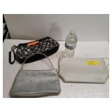 (2) Ladies Clutch Purses & (1) Donna Karan