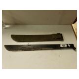 Machete With Sheath