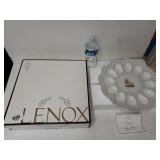 Lenox Colors Of Spring Deviled Egg Plate. Matches