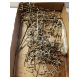 Various Metal Pegboard Hooks