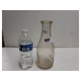 One Quart Climes Dairy Milk Jug, Federalsburg