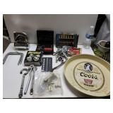 Coors Serving Tray, Max Chrome Horn, Screwdriver