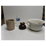 Pottery And Ironstone Bowl