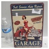 Metal Garage Sign