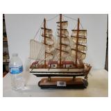 Decorative Wooden Ship. Needs Small Repair