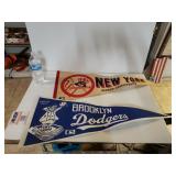 Dodgers And Yankees Pennants
