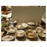 52 Piece Bone China Dishes And Serving Platter