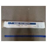 Uline Poly Sheeting - Box Is Opened Unsure If Any