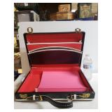 Vintage Travel Briefcase W/folder