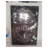 Police Harley Davidson Metal Sign