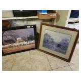 Amish Picture And Sheep Picture