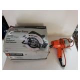 Black And Decker Circular Saw And Electric Drill