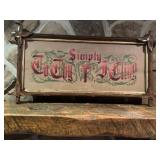 Antique Needlework Sampler Punch "Simply To Thy