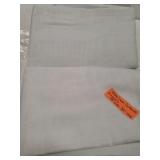 (2) White Linen Curtain Panels - 58" Wide 82"