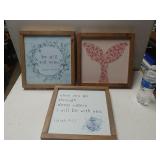 Wooden Signs: Religious, Whale Tale