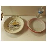 Quiche Dish And Vintage Fire King Dish