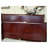 Full Size Mahogany Bed Frame