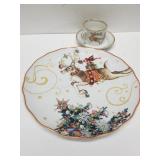 Reindeer Plate, Cup & Saucer