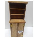 Small Wooden Decorative Table Top Hutch