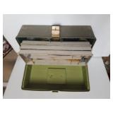 Fishing Tackle Box With Contents