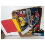 Assorted Toy Cars, Small Carrying Case