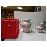 Pitcher Vases And Basket