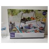 2 Tier Rectangular Serving Tray