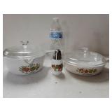 Vintage Corningware Pyrex Spice Of Life Pattern