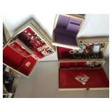 Jewelry Boxes (3) With Contents