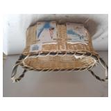 Decorative Beach Basket With Shells