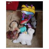 Stuffed Toys, Nickelodeon Bowling Bag With Ball