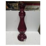 Large Ruby Red Glass Bud Vase