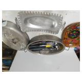 Roasting Pot With Contents,  Aluminum & Wood