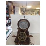 Ships Wheel Weather Station Lamp