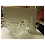 Punch Bowl And Pitcher