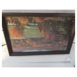 Vintage Picture Serving Tray