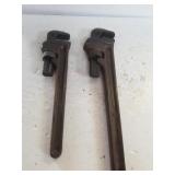 Craftsman & Ridgid Pipe Wrenches