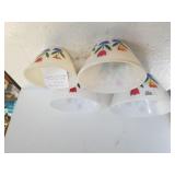 Fire King Tulip Nesting Bowls