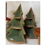 2 Christmas Tree Shelves
