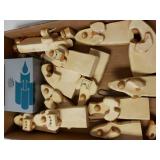 Wooden Nativity Figures