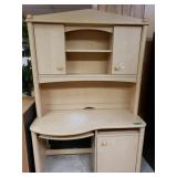 Desk With Shelves And Cabinets