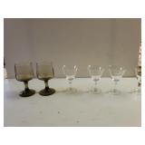 2 Pfaltzgraff Glasses, And 4 Clear Glasses