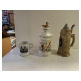 Budweiser Stein, Ducks Unlimited Canister And