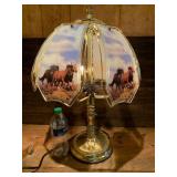 Wild Horses Touch Lamp (Tested Works Great)