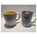 Rae Dunn Coffee Mug & Travel Mug