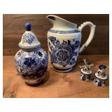 Delft Pottery Holland Various Pieces