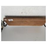 Wooden Horseshoe Tray