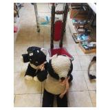 Stuffed Panda Bears & Victorian Type Children