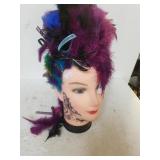 Colorful Mannequin Head