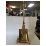 Polished Brass Like Fireplace Tool Set